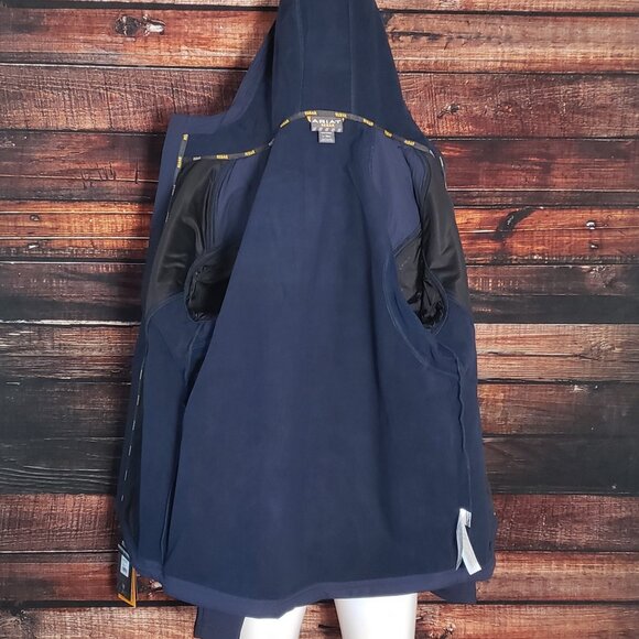 Ariat Mens Large Tall 10041629 Rebar Stretch Softshell Logo Jacket Navy - Picture 2 of 8